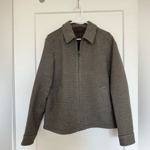 Uniqlo Single Collar Short Blouson Jacket (Houndstooth)